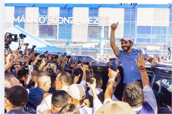 Nayib Bukele oficializa postulación como precandidato para un tercer período presidencial en El Salvador